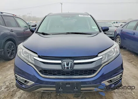2015 Honda Cr-V Touring z USA, uszkodzony, nr VIN 5J6RM4H92FL124455